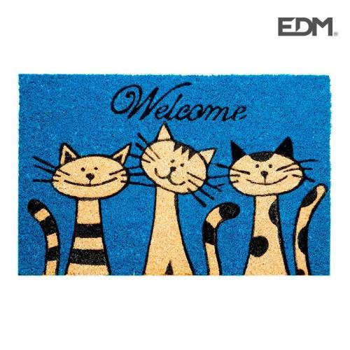 Capacho 60x40cm Modelo Gatos Edm