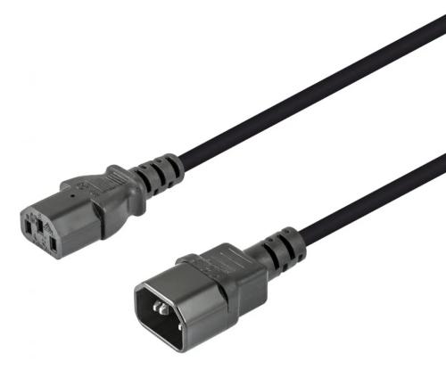 Extensor De Rede Macho Iec C14 - Fêmea Iec C13 1m