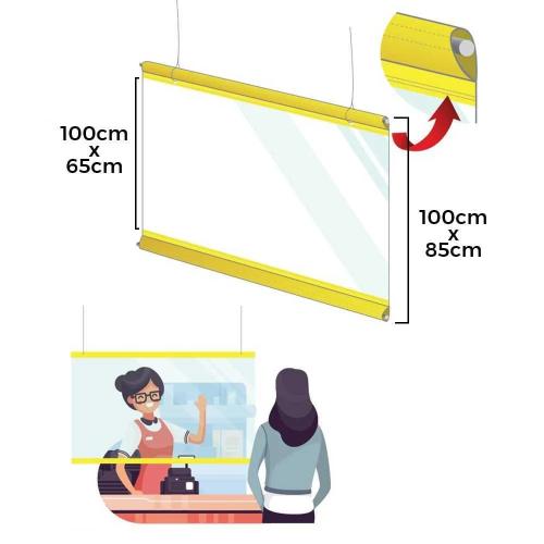 Lona Dobrável Pvc 1X0,85Mt