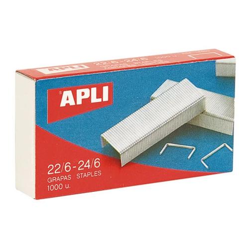 Grampos Galvanizados 22/6-24/6 Aplicam para Grampeadores de Mesa