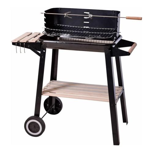 Barbecue Retangular de Carbono 54x34x6.5cm