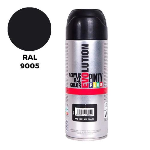 Spray Ral 9005 Negro Brilhante 400Ml