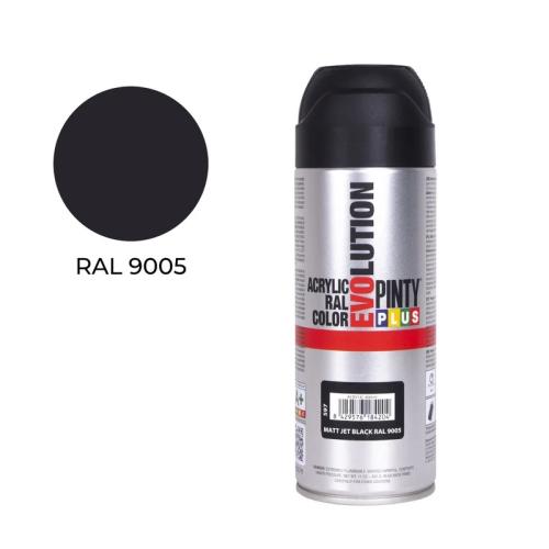 Spray Ral 9005 Preto Satinado 400Ml