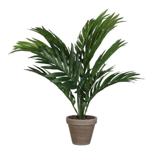 Palmeira Areca Pvc Com Vaso Cinzento 11.5x45x60cm