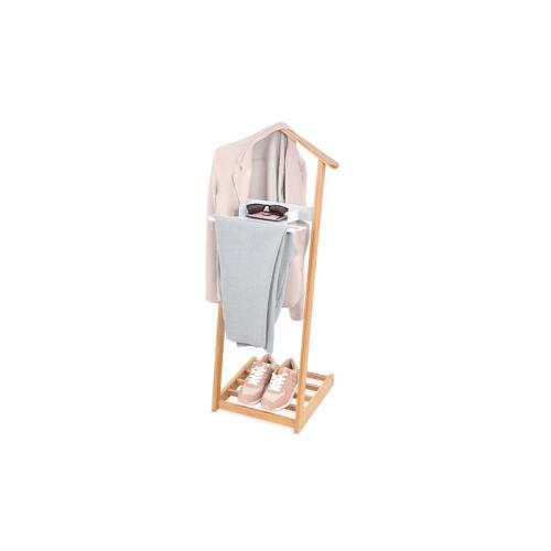 Cabide Bambu com Prateleira para Sapatos 43,5x34x.