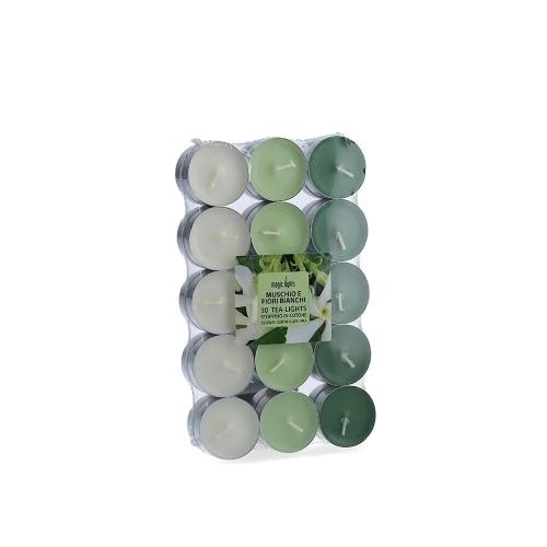 Velas Perfumadas Musk- Flores Brancas 30Uni. Magic