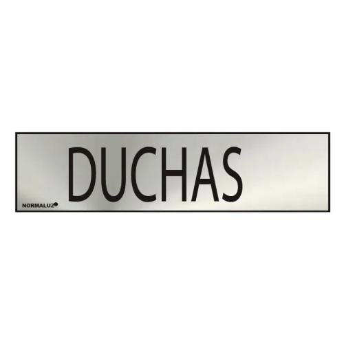 Sinal Informativo Duches (Inox Adesivo 0.8mm) 5.