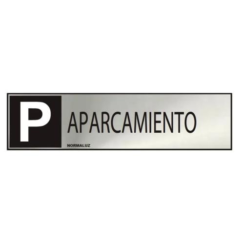 Sinal Informativo Estacionamento (Inox Adesivo .