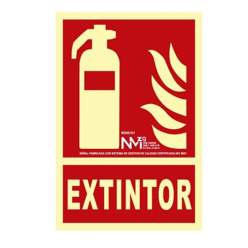 Sinal de Extinção Extintor Classe B (Pcv 0.7mm).