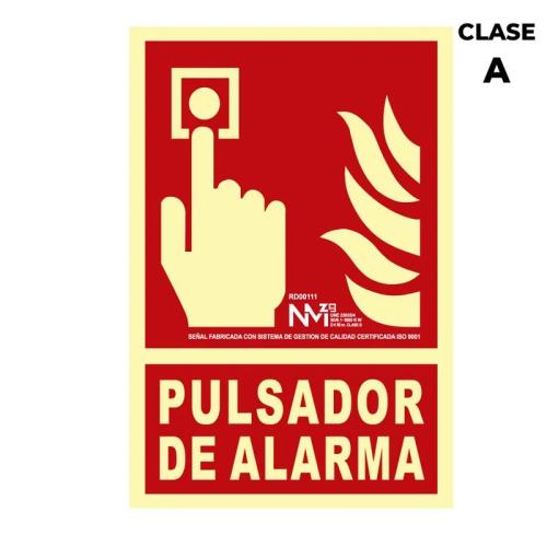 Sinal de Extinção Botão de Alarme Classe a (Pvc.