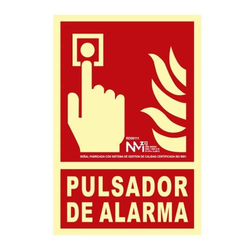 Sinal de Extinção Botão de Alarme Classe B (Pvc.