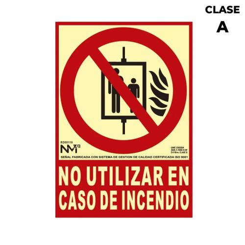 Sinal de Extinção Não Utilizar em Caso de Incênd.