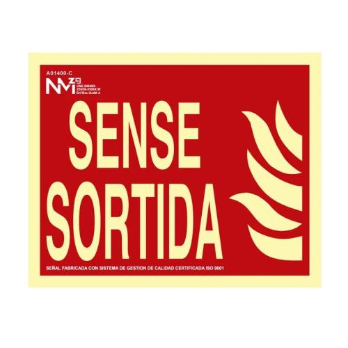 Sinal de Extinção Sem Saída Classe B (Pvc 0.7mm.
