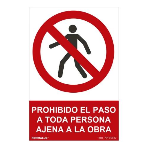Sinal Proibido Proibida a Passagem a Todas As Pe.