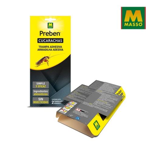Armadilha Adesiva Baratas 5Un. Preben Massó