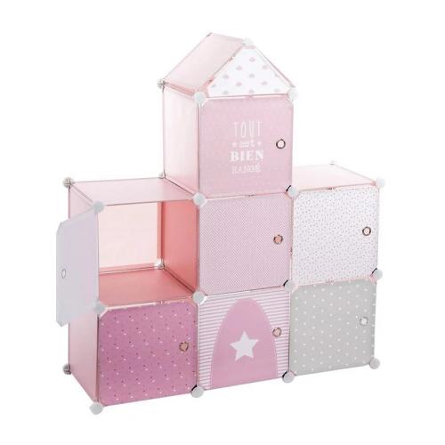 Armazenamento Infantil Pink Castle