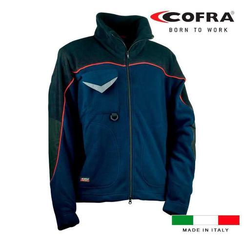 Casaco Forro Polar Rider Azul Marinho Preto Cofra.