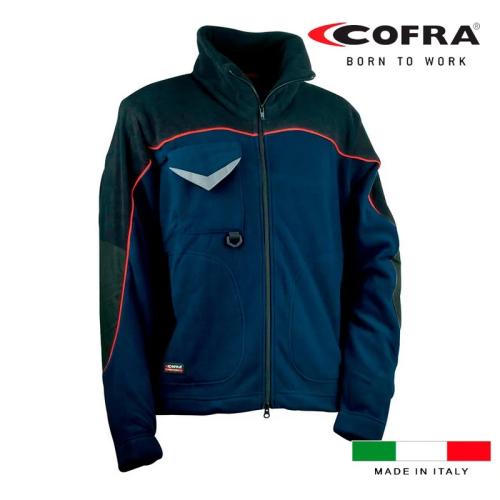 Casaco Forro Polar Rider Azul Marinho Preto Cofra.