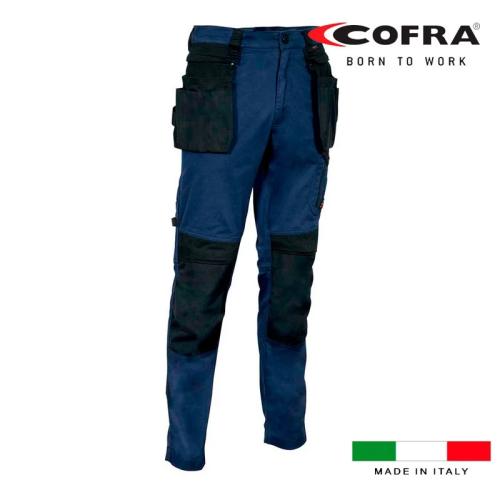 Calças Kudus Azul Marinho Preto Cofra Tamanho 44