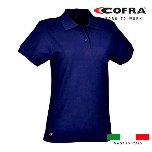 Polo Woman Giza Azul Marinho Cofra Tamanho M