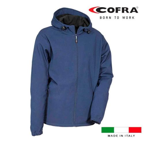 Jaqueta Softshell Vannas Azul Marinho Cofra Taman.