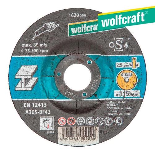 Disco De Corte Para Metal Ø 115 X 2,5 X 22,23Mm. W