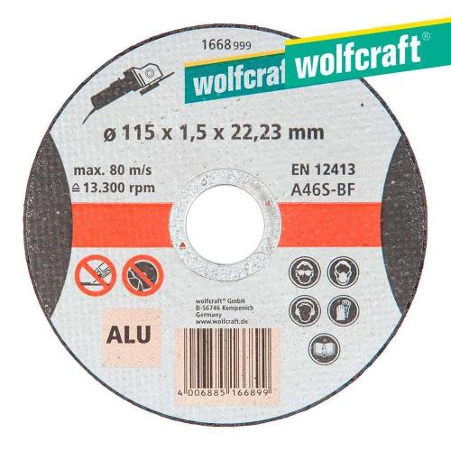 Disco De Corte Para Aluminio Ø 115 X 1,5 X 22,23Mm