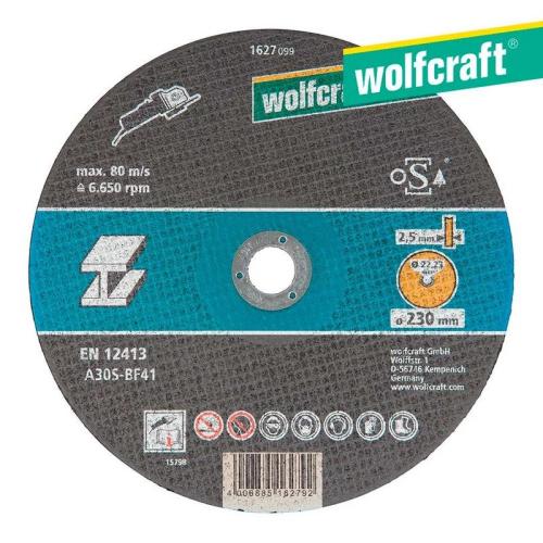 Disco De Corte Para Metal Ø 230 X 2,5 X 22,23Mm. W