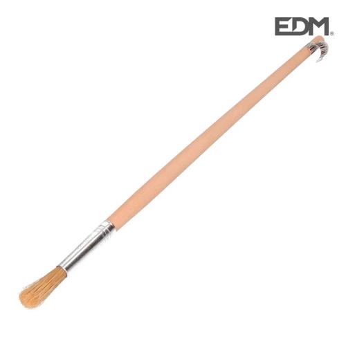 Pincel Cabo Lata Redondo N°14 9mm Edm