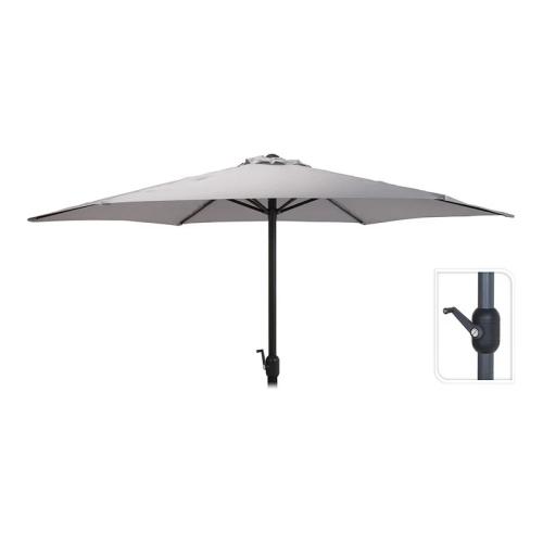 Parasol 300cm Cor Cinza Claro