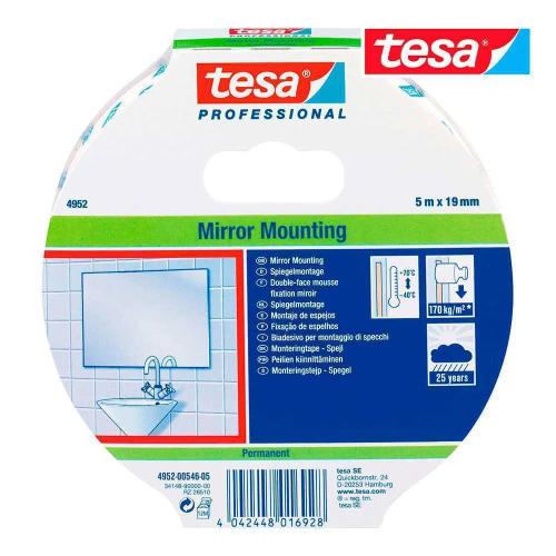 Fita Dupla Face Montagem Espelhos 5m X 19mm 4952.