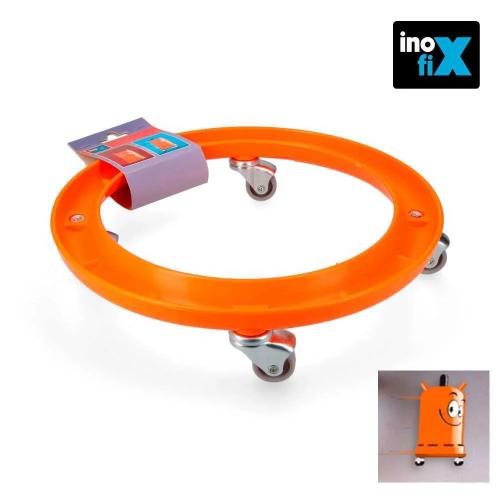 Base com Rodas para Garrafa de Gás Butano Diametro Ø310x68mm Inofix