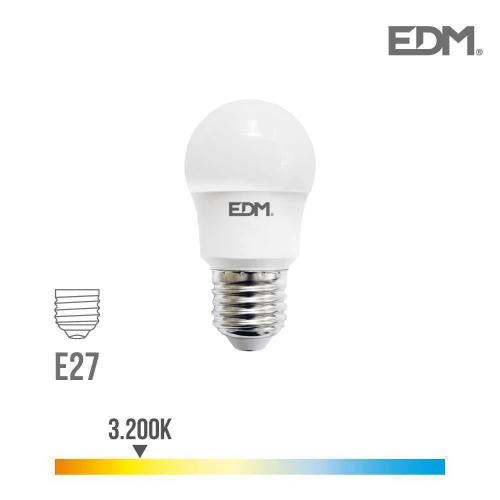Lâmpada Esferica Led E27 8.5w 940 Lm 3200k