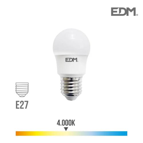 Lâmpada Esferica Led E27 8.5w 940 Lm 4000k Luz Dia