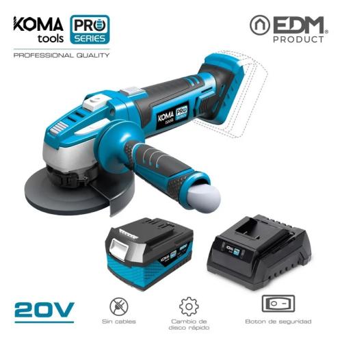 Kit Rebarbadora 20v Koma Tools Pro Series