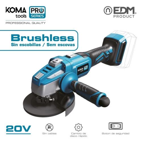 Rebarbadora 125mm 20v Brushless S/ Bateria E Carre