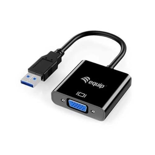 Equip Adapter Usb3.0-> Vga Hd15 1920x1080/60hz 0.15m Sw
