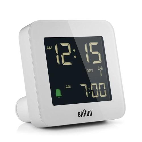 Braun Bc 09 W-Dcf White Radio Controlled Alarm Clock