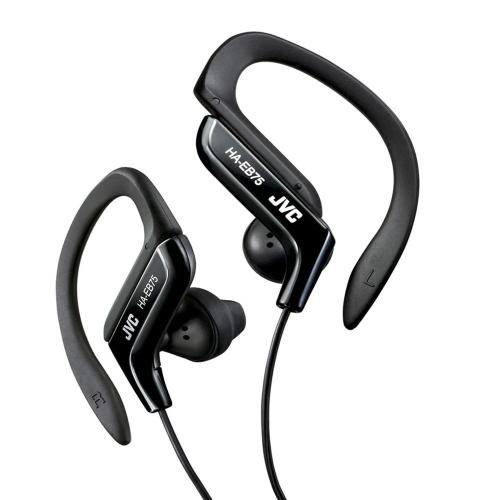 Auriculares de Gancho Ha-Eb75 C/ Fios Preto - Jvc