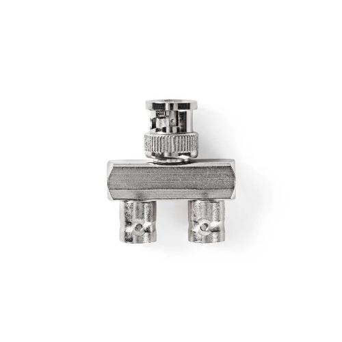 Adaptador de Antena Bnc Macho - 2x Bnc Femea