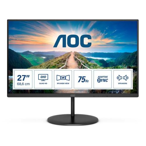 Monitor 27" Q27v4ea LED 2k Ultra Hd Preto - Aoc