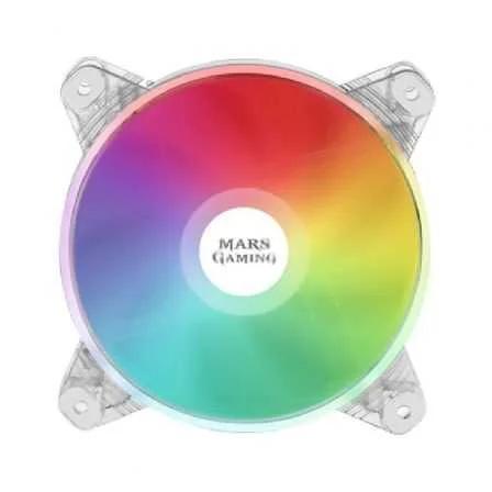 Ventoinha Mars Gaming Mfd 12cm Fan, Chroma RGB Auto, Ultra-Silent 14db, 4pin, Transparent