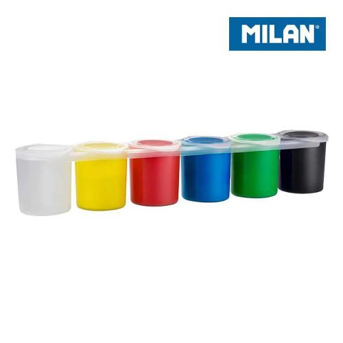 Estojo Tempera 25ml 6 Cores Milan