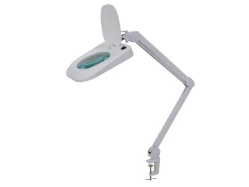 Lâmpada LED de Secretária com Vidro de Aumento de 5 Dioptrias - 10 W - 60 Leds - Branco