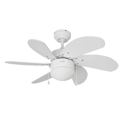 Ventoinha de Teto Modelo Aral Branco 50w Aspas .