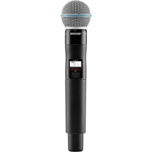 Transmisor de mano QLX-D con cápsula Beta58. 606-.