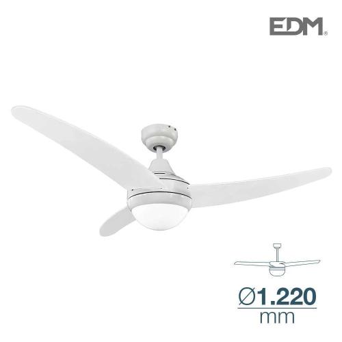 Ventoinha de Teto Modelo Egeo Branco 60w Aspas.