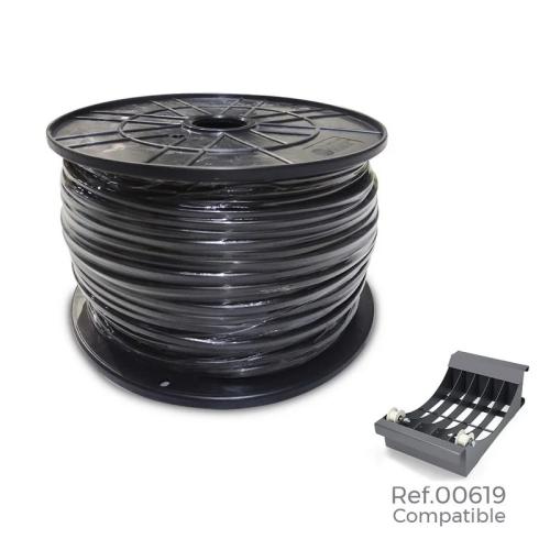 Bobine Cabo Flexivel 2,5mm Preto 800m (Bobine Grande Ø400x200mm)