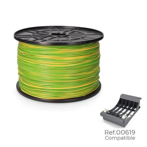 Bobine Cabo Flexivel 2,5mm Bicolor 800m (Bobine Grande Ø400x200mm)
