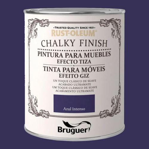 Tinta Para Móveis Chalky Finish 750ml Azul